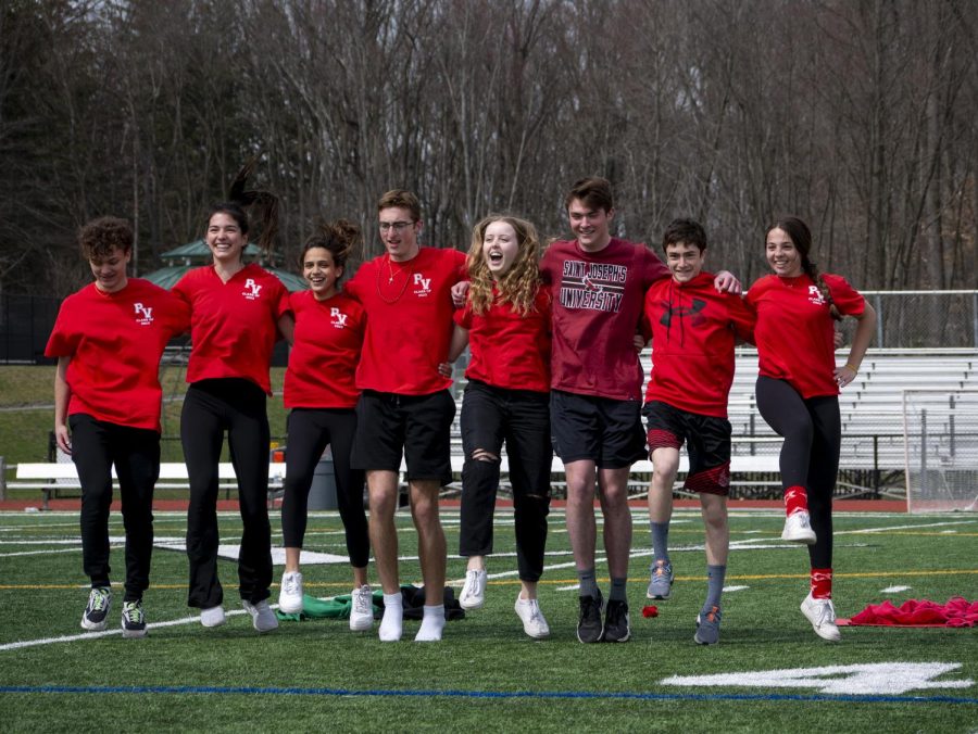 Pascack Valleys Junior class participates in the dance competition during  the Valley Cup on Monday, April 4. 