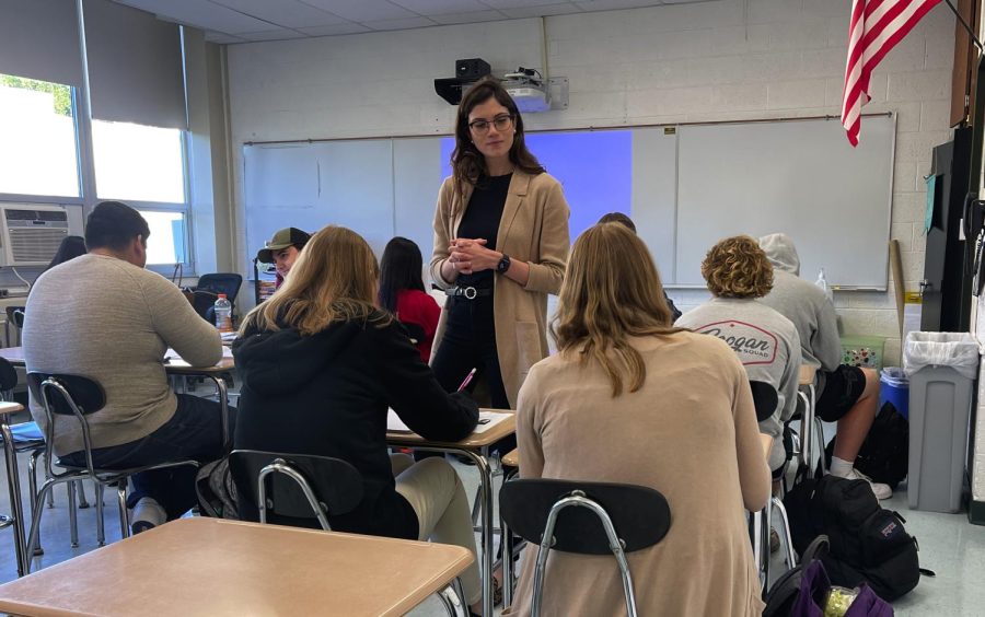Michelle Chakansky is a new Special Education English teacher at Pascack Valley this year. However, this is not her first time in the building—she did her student teaching at PV during the 2020-21 school year.