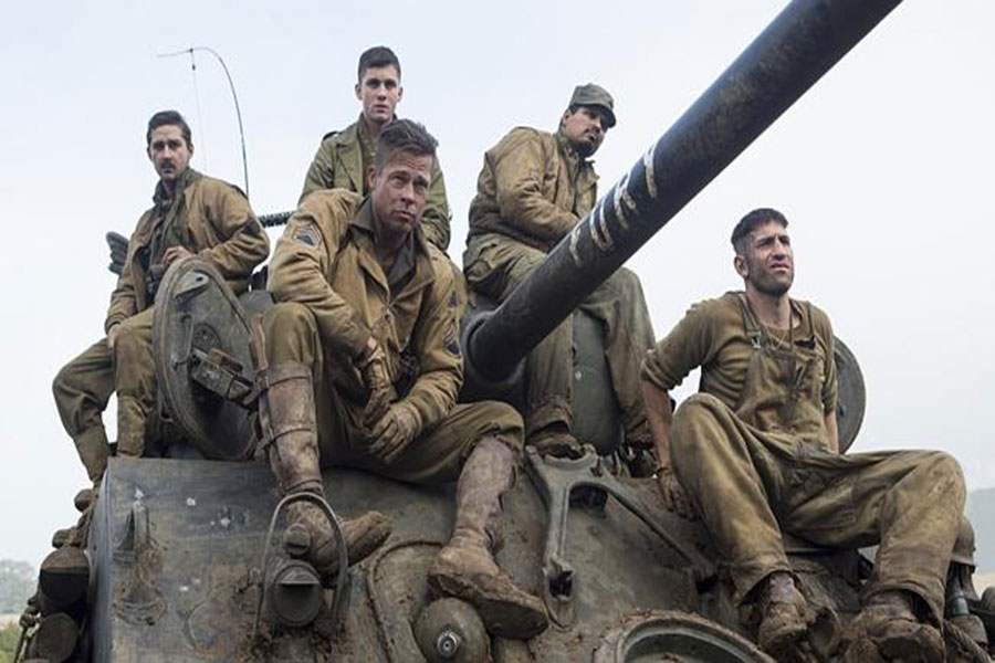 Brad Pitt's realistic new movie, "Fury," examines the horrors of war.