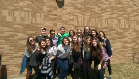 Miss Leah Jerome's AP World History students pose for a group photo just before departing for their Holocaust Remembrance Tour, which will bring them to Germany, Czech Republic, and Poland.