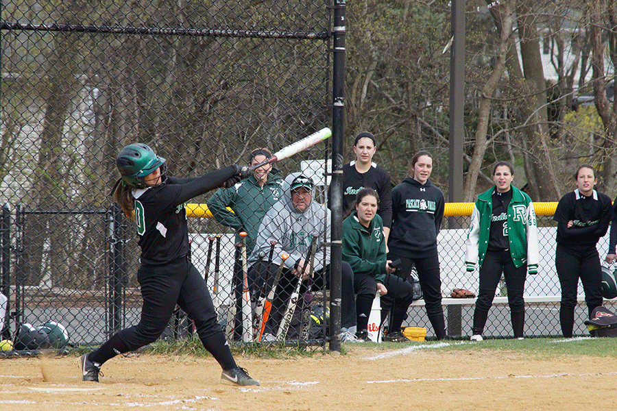 Senior Carly Comito at the plate against Old Tappan Thursday