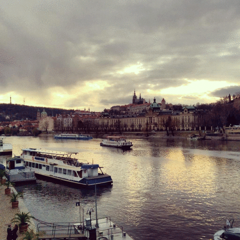 Jerome and her students arrive in Prague.