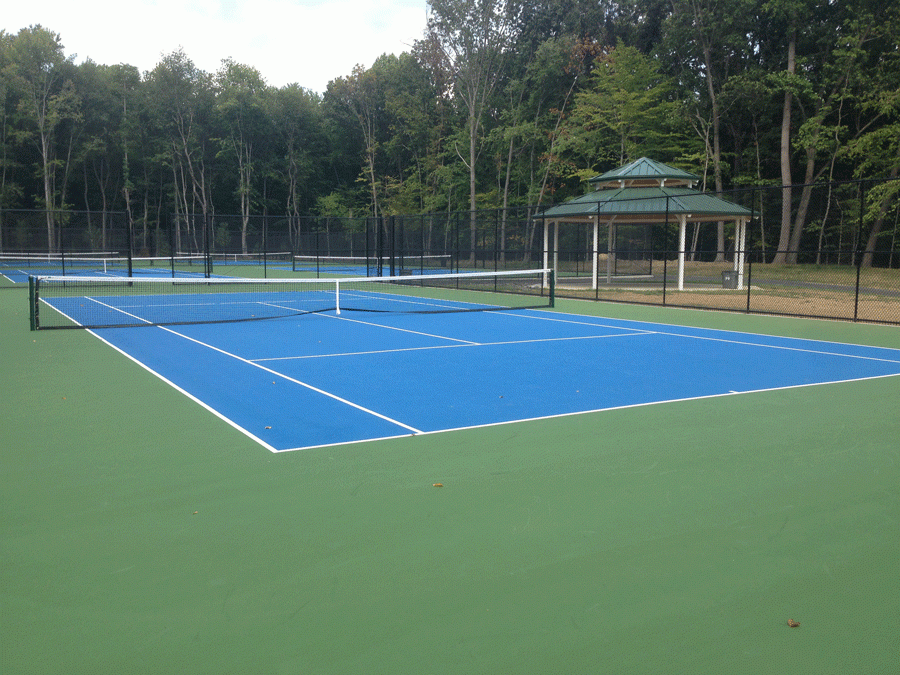 New PV tennis courts