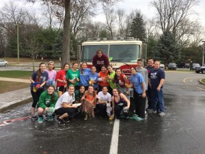 Coach Jeff Jasper and his team get a surprise visit from the Hillsdale Fire Department while running their car wash fundraiser