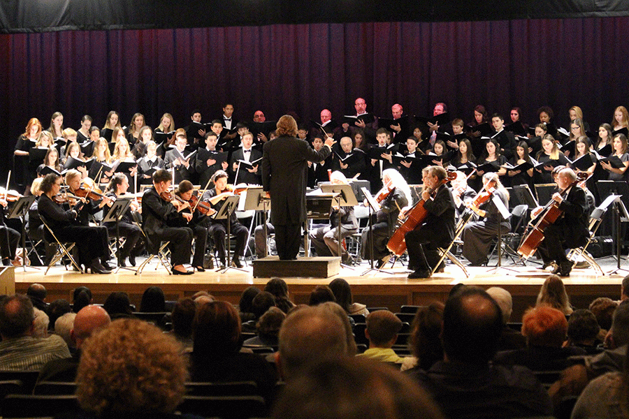 PV chamber and concert choir perform with Seton Hall's chamber choir and the Adelphi orchestra.