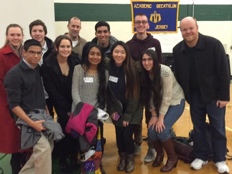 PV Academic Decathlon Team Competing at Ramapo High School