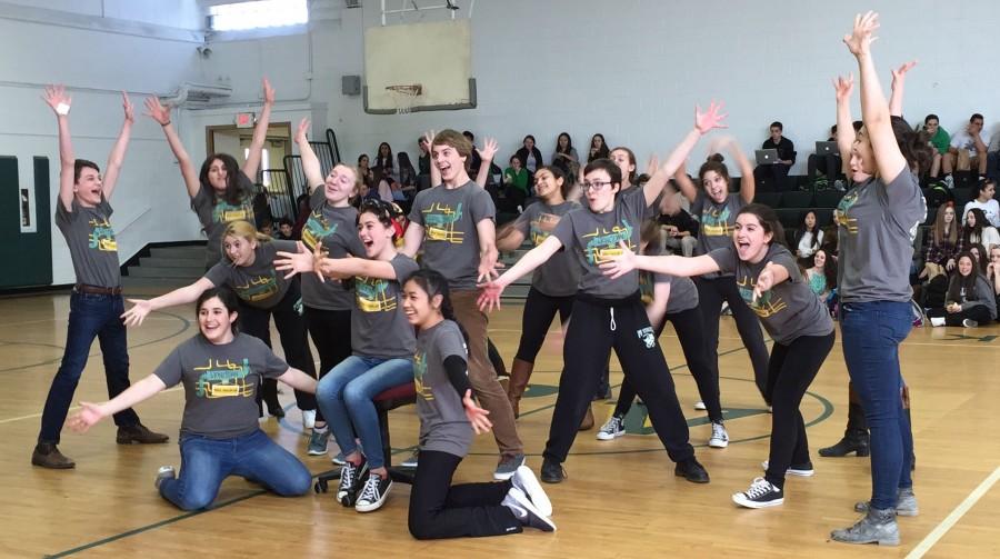Urinetown cast holds flashmob during lunch