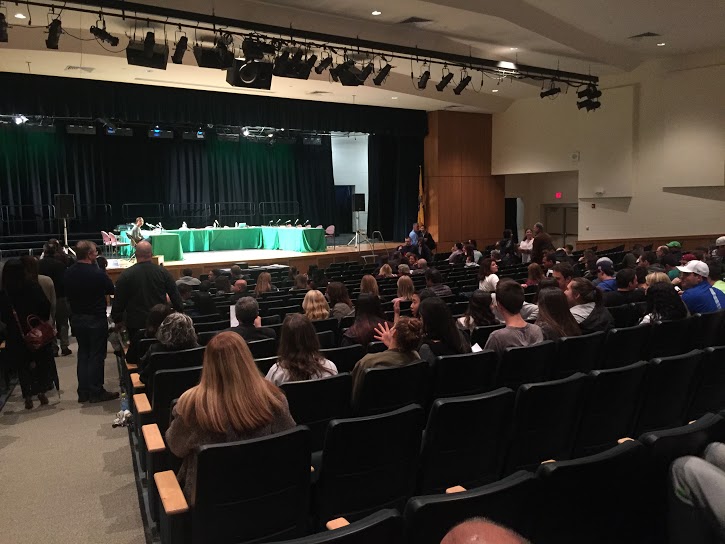 Several Pascack Valley and Hills students sat in the audience at the Board of Education meeting last night to learn or voice their opinions about the new transgender policy.