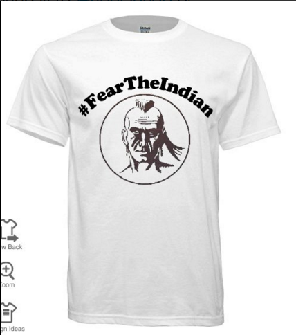 This picture was displayed in an email to the school advertising the sale of the shirts as well as published on Twitter by the PV Sports (@feartheindian) account. Several members of the PV community thought that the Indian head logo appearing on this shirt was being phased out by the administration and were surprised to see the image reemerge. 