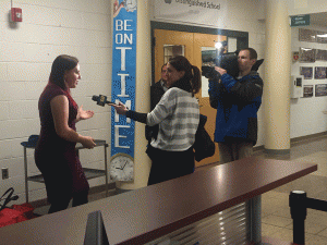 Former Pascack Valley student Hannah Simpson talks with News 12 New Jersey.