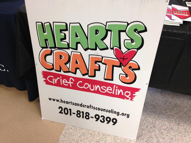 The Hearts and Crafts Grief Counseling information at this fair. 