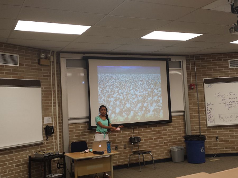 PV sophomore educates school on Indian farmer suicide crisis