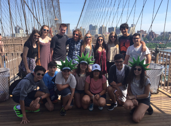 PV students and Spanish exchange students visit New York City. 