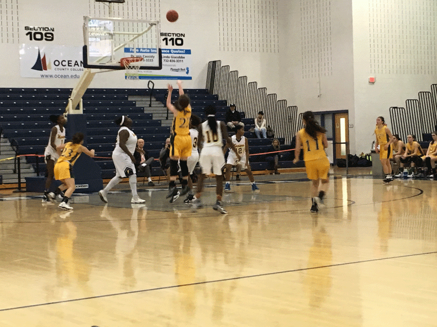 Senior Shannon Culloo (22) takes a jump shot against Franklin in PVs 70-50 first round loss in the Tournament of Champions, the final game of her career.
