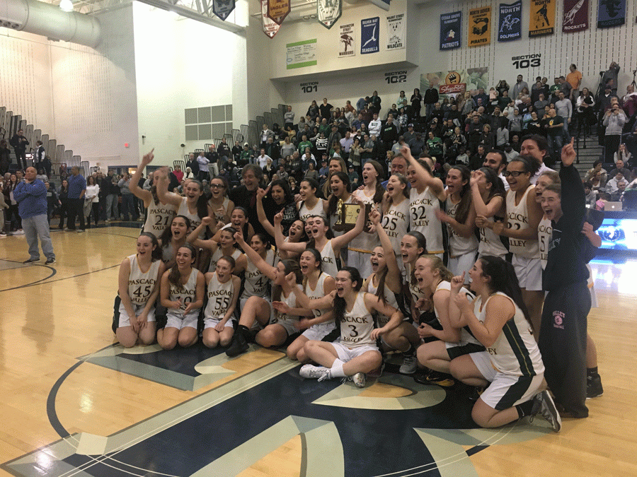 The Indians pose with their Group 3 trophy after holding on for a 48-45 win over Ocean City. The group title is the programs sixth under 43rd year head coach Jeff Jasper. They will take on Franklin in the Tournament of Champions on Tuesday at 5:30 at Pine Belt Arena.