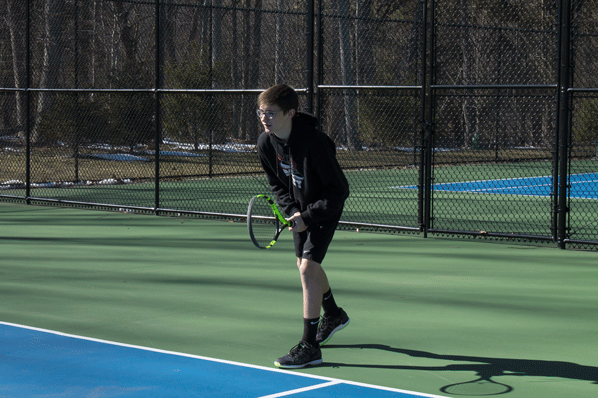 Freshman Evan Demarest will look to have an immediate impact for the PV tennis team, slotting in at the second singles spot.