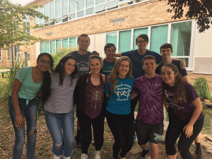 PV juniors and seniors wear purple and turquoise to promote suicide prevention and awareness. Last week was National Suicide Prevention Week.