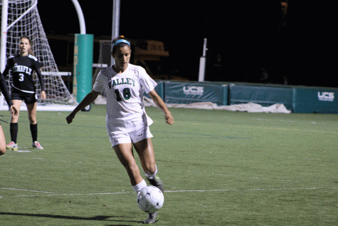 Elizabeth Spadafino dribbles the ball. Pascack Valley beat Wayne Valley on Thursday to advance to the state tournament semifinals.