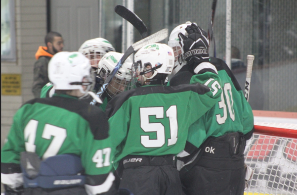 PV players celebrate after a goal. 