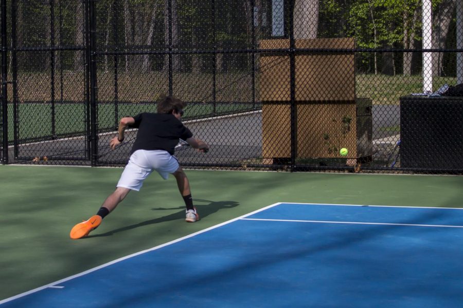 Evan+Demarest+hits+a+shot+for+the+Indians.+He+will+be+playing+singles+once+again+for+Pascack+Valley.+