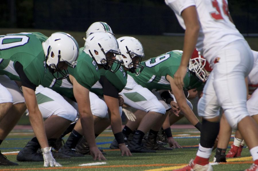 PVs offensive line is led by four senior starters: Charlie  Looes, Andrew Demboski, Jesse Lagrosa, and Dylan Driscoll. 