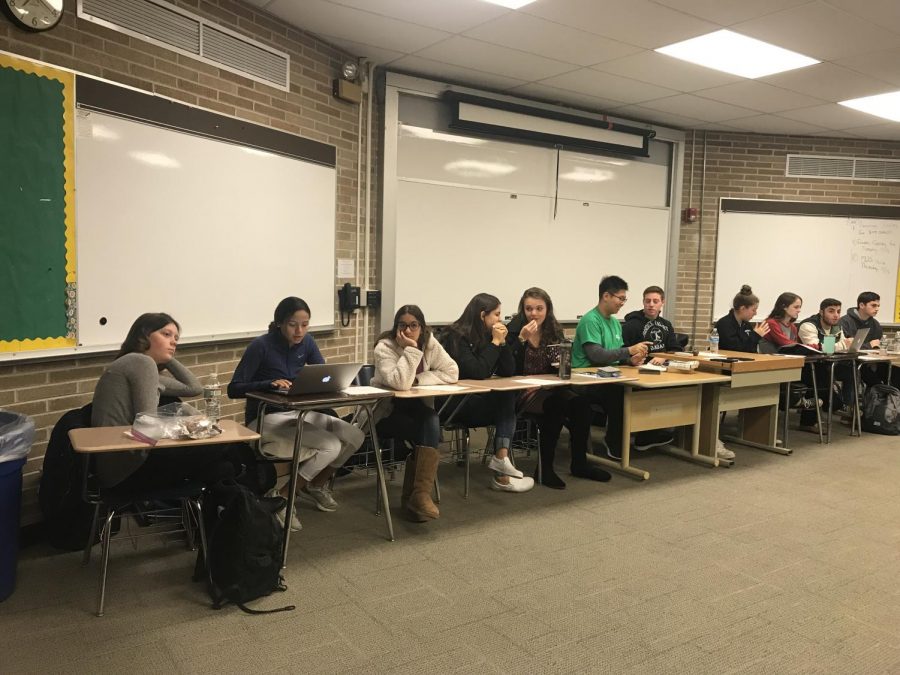 PV Student Council members held a meeting for students and faculty to discuss what actions can be taken against anti-Semitism in the school. 