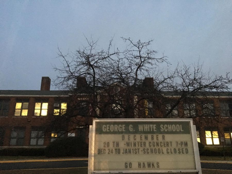 A swastika was found in a boys bathroom stall on Tuesday, Dec. 4, at George G. White Middle School in Hillsdale. Principal Donald Bergamini informed the Hillsdale Schools community in an email sent on Tuesday. 
