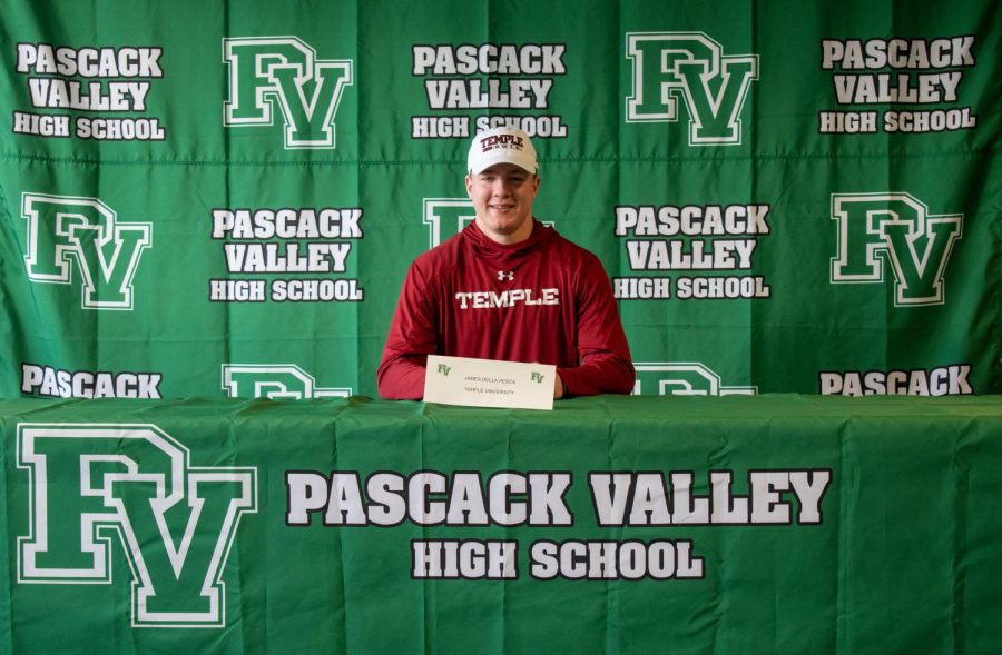 Senior James Della Pesca tore his ACL in 2018 and has since committed to Temple to play Division I football.