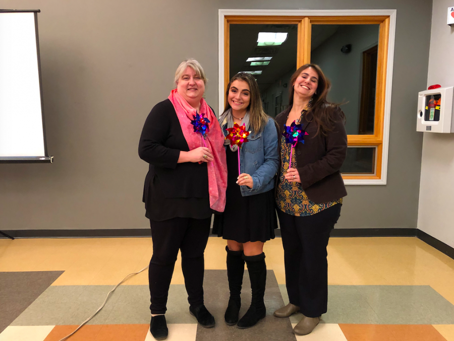 Pascack Valley senior Dani Menendez presented a powerpoint on causes of anxiety in teens and coping mechanisms for her Girl Scout Gold Award at the River Vale Community Center on Nov. 14. She decided to focus this project on mental health from her own experiences.