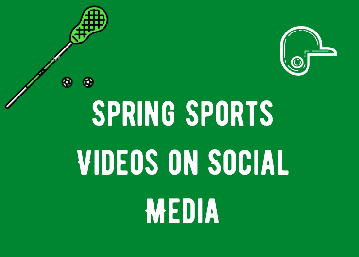 The girls lacrosse team and softball team posted videos on social media displaying their talent.