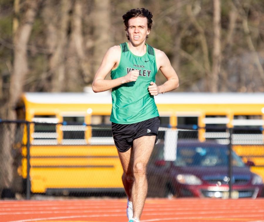 Senior Chris Alepa runs long distance for the track and field team. Alepa is one of many seniors who will provide leadership for the team in 2021.