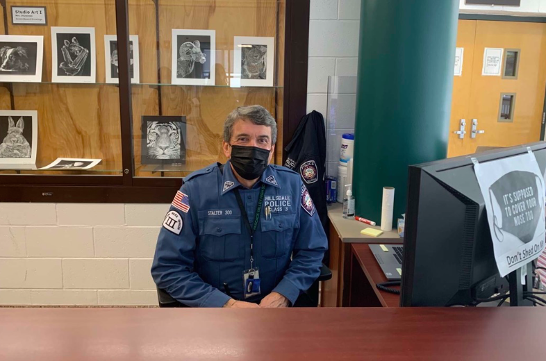 Everyday for the past seven years, Chip Stalter was the first face students would see as they walked into the building. He will continue to carry his hospitable character to the classrooms.