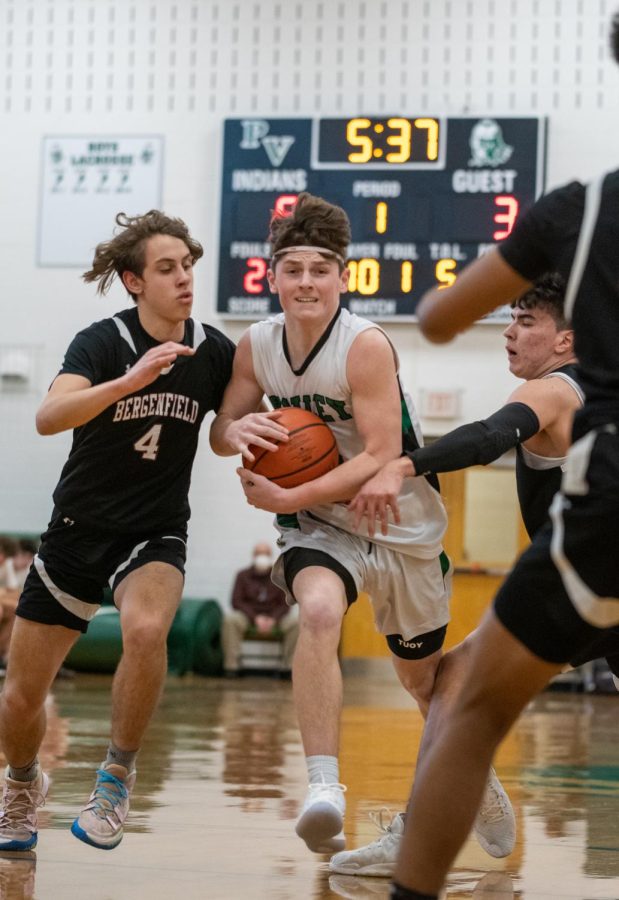 Athlete of the Month, Conor Higgins has become an integral part of the basketball team. 