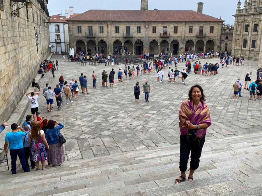 Pascack Valley Spanish teacher Dorely Leal-Drago completed the El Camino Francés trail in Europe this past summer. The trail is 500 miles long and took 30 days to complete. 