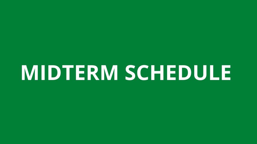 Midterms will be held from Jan. 24 to Jan. 27 and students will be in school for half days. 