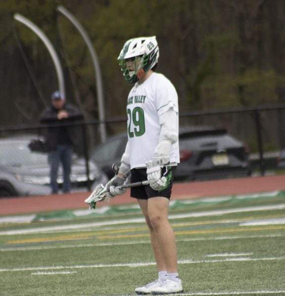 Junior Donnie Duffus has reached his 100th career point this lacrosse season.