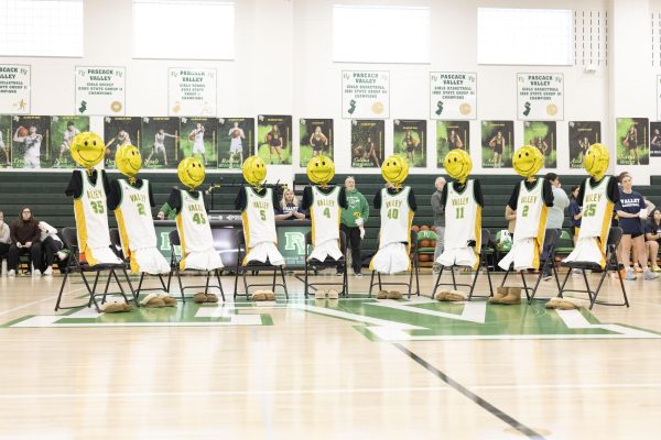 PV Girls Basketball senior night ceremony