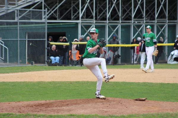 Brendan Gaskin on the mound. 