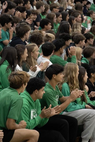 PV sophomores cheering during Valley Cup 