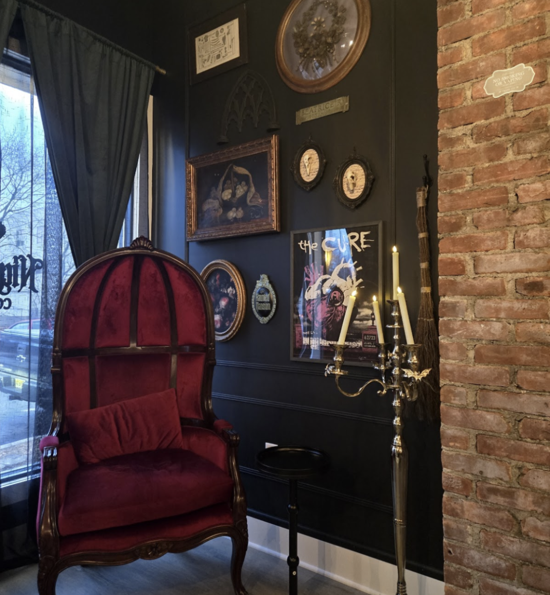 Interior of Nightshade Coffee
