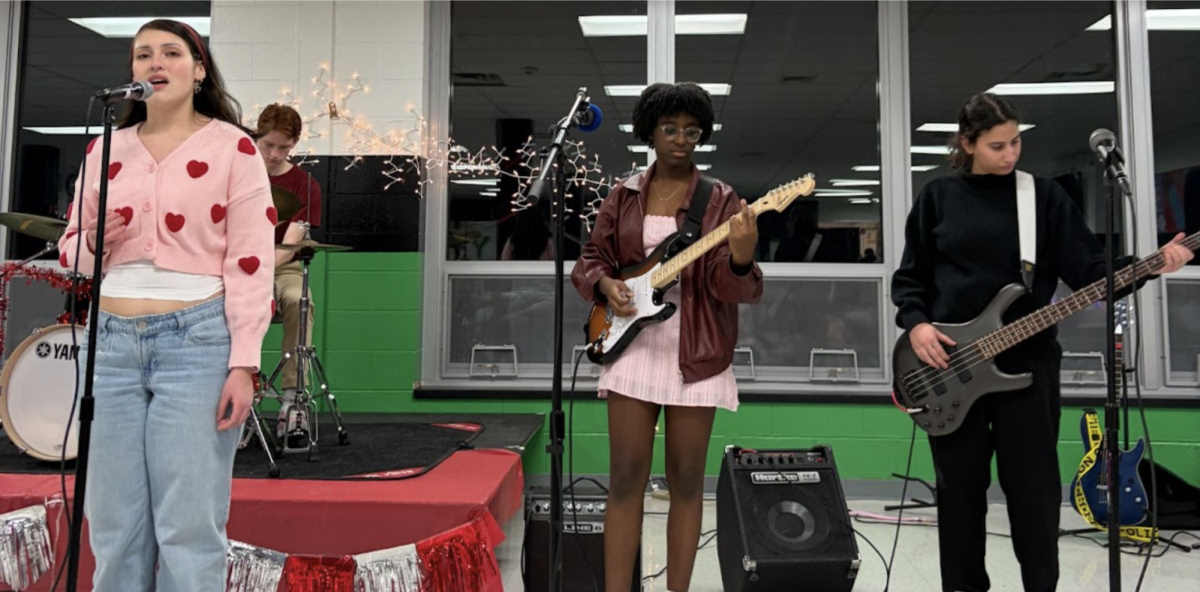 Performers at Pascack Valley’s Valentine’s Talent Night