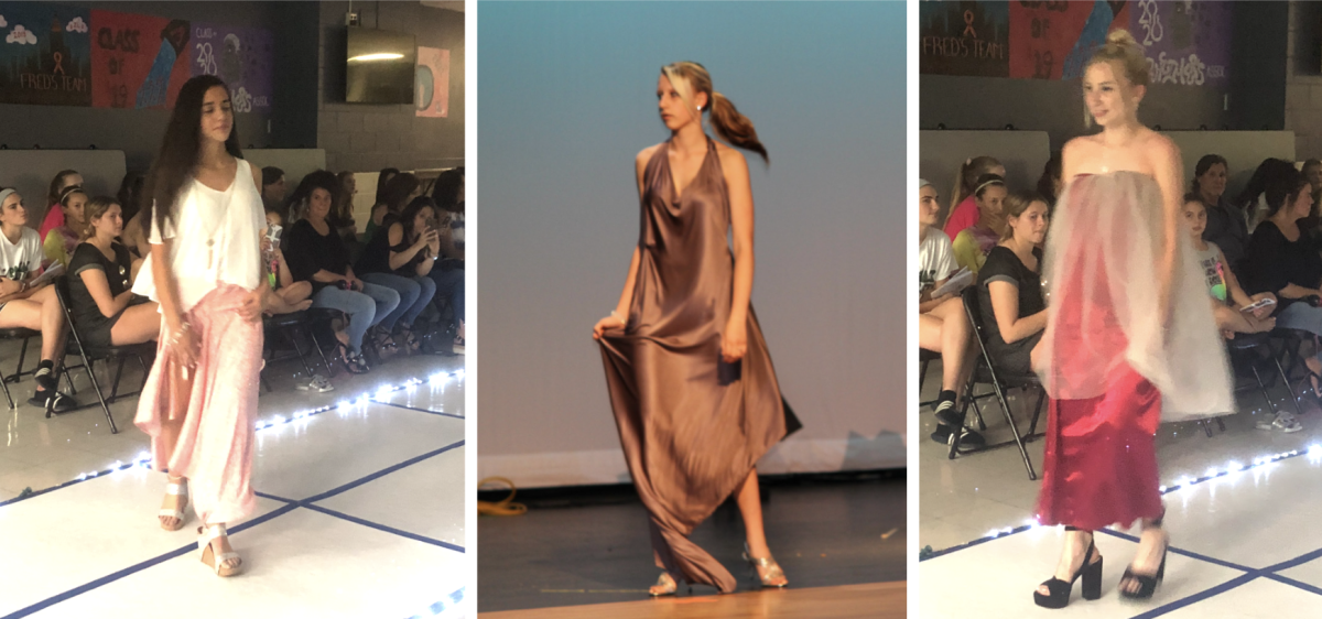 Photos of students walking in past Valley Runways 